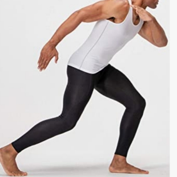 DEVOPS 3 Pk Muscle Dri Fit Compression Tank Top 2 White 1 White w/ Grey Trim 2XL - Picture 2 of 11